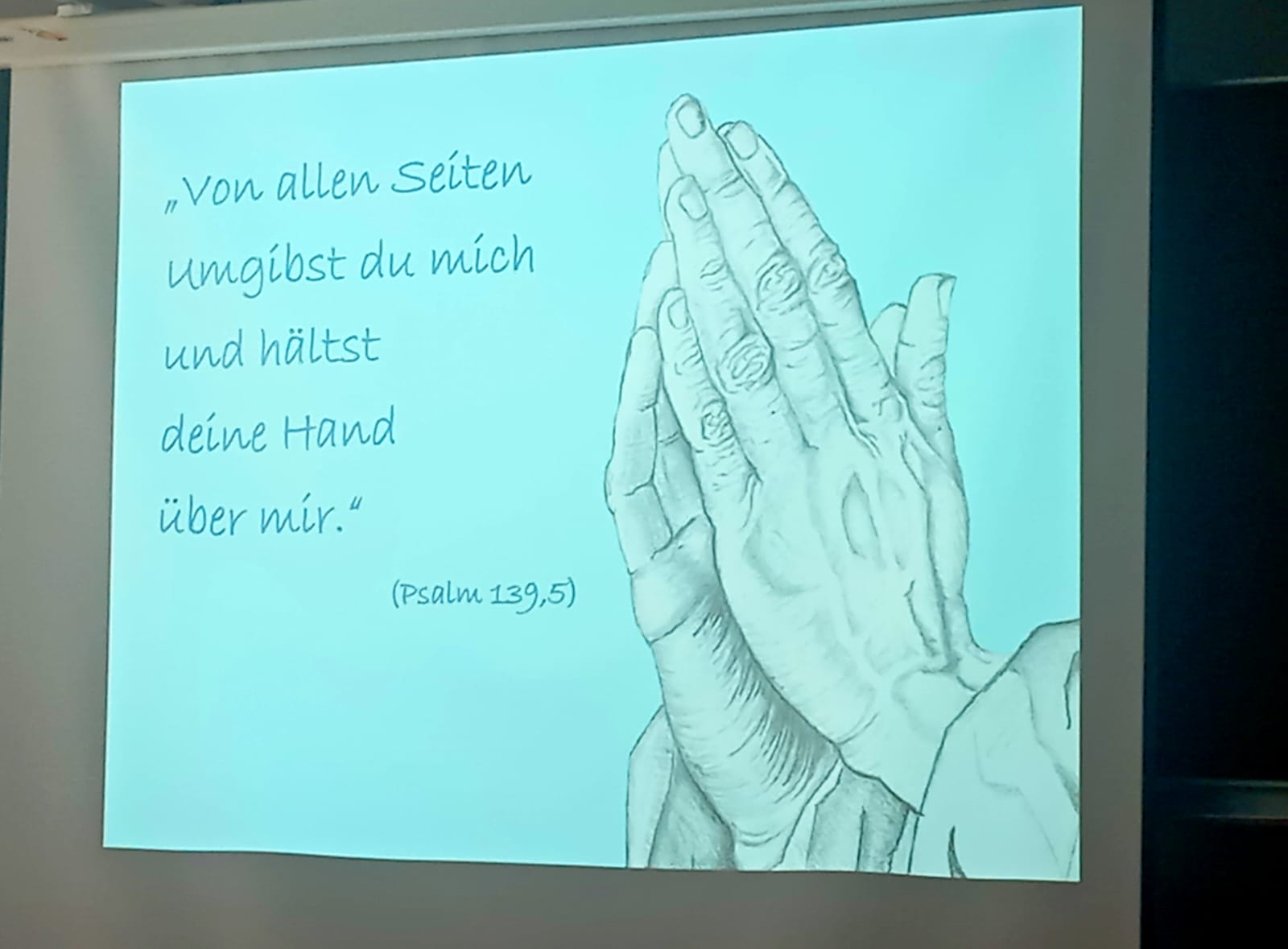 Abschluss Schuljahr Psalm
